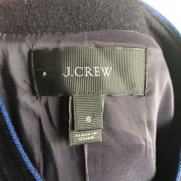 J. Crew Navy Blue Military Style button blazer - Picture 5 of 7